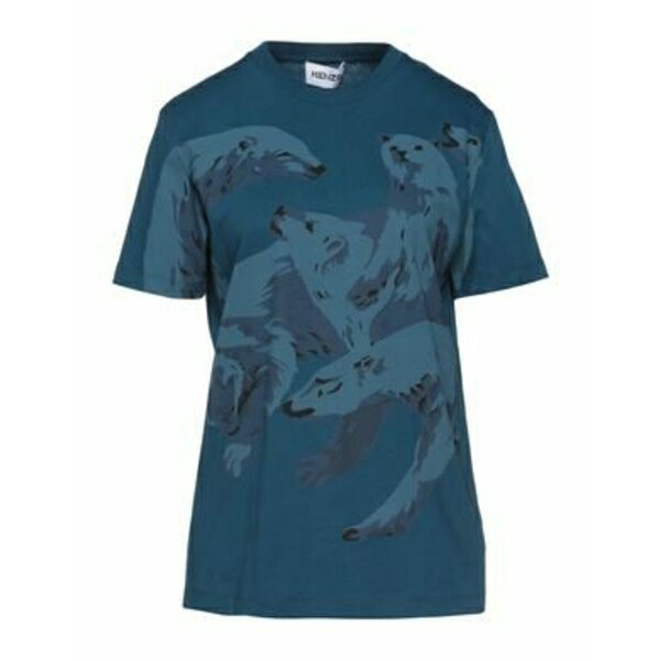 【送料無料】 ケンゾー レディース Tシャツ トップス T-shirts Green