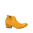 【送料無料】 パンタネッティ レディース ブーツ シューズ Ankle boots Yellow