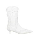 【送料無料】 エージーエル レディース ブーツ シューズ Ankle boots White
