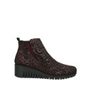 【送料無料】 ザフレックス レディース ブーツ シューズ Ankle boots Brown
