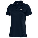 アンティグア レディース ポロシャツ トップス New York Giants Antigua Women's Throwback Logo Tribute Polo Navy