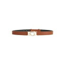 【送料無料】 ゲス レディース ベルト アクセサリー Belts Brown