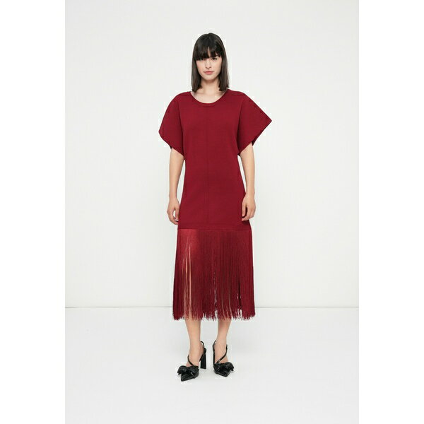リプレイ レディース ワンピース トップス FRINGED DRESS - Cocktail dress / Party dress - wine red