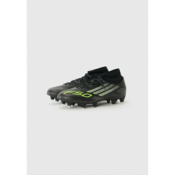 アディダス メンズ フィットネス スポーツ F50 LEAGUE SG - Soft-ground football boots - core black/iron/lucid lemon