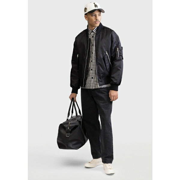 リディファイン レベル メンズ ジャケット＆ブルゾン アウター MATTHEW JACKET BOXY FIT - Bomber Jacket - black