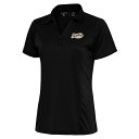 アンティグア レディース ポロシャツ トップス Visalia Rawhide Antigua Women's Tribute Polo Black