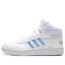 adidas アディダス レディース スニーカー White/Bluepurple 【(WMNS) adidas Hoops 2.0 Mid 'White Bl...