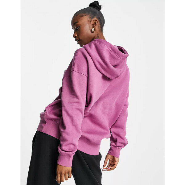 ナイキ レディース パーカー・スウェットシャツ アウター Nike Collection Fleece oversized hoodie in purple Black