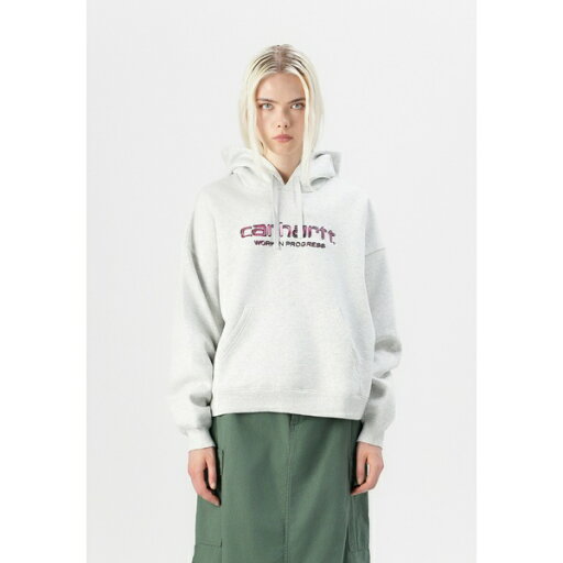 カーハート レディース パーカー・スウェットシャツ アウター HOODED SOLAR CHROME - Sweatshirt - ash heather カーハート レディース パーカー・スウェットシャツ アウター HOODED SOLAR CHROME - Sweatshirt - ash heather