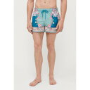 ヴェルサーチ メンズ サンダル シューズ SWIM GOLFO LA VACANZA FOULARD PRINT - Swimming shorts - sea...