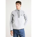 ボス メンズ サンダル シューズ HOODIE - Zip-up sweatshirt - white