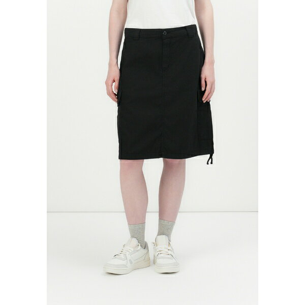カーハート レディース スカート ボトムス KINGSTON SKIRT CICERO - Denim skirt - black