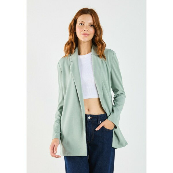 イーブン アンド オド レディース ジャケット＆ブルゾン アウター Blazer - sage