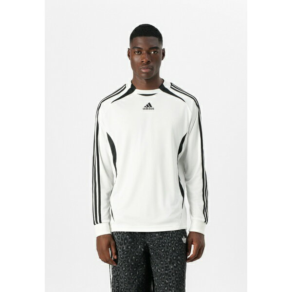アディダスオリジナルス メンズ Tシャツ トップス TEAM GEIST UNISEX - Long sleeved top - white