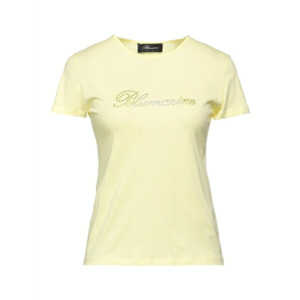 【送料無料】 ブルマリン レディース Tシャツ トップス T-shirts Yellow