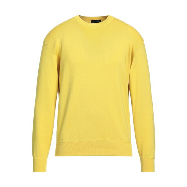 【送料無料】 ロベルトコリーナ メンズ ニット&セーター アウター Sweaters Yellow