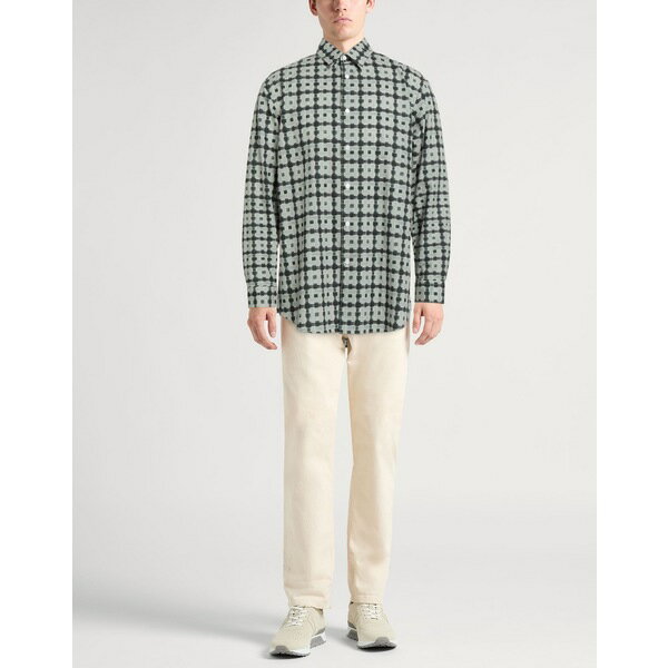 【送料無料】 コルネリアーニ メンズ シャツ トップス Shirts Green