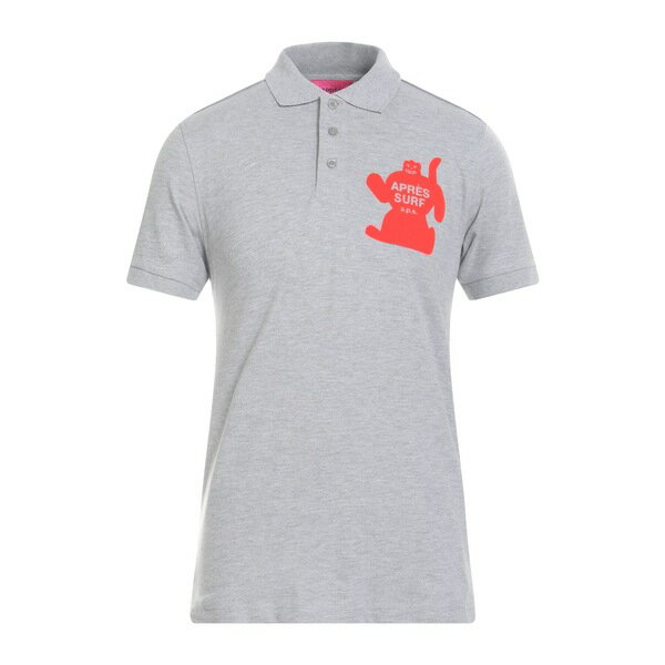 【送料無料】 アプレ サーフ メンズ Tシャツ トップス Polo shirts Grey