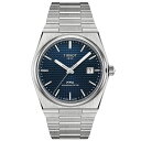 ティソット メンズ 腕時計 アクセサリー Men's Swiss Automatic PRX Powermatic 80 Stainless Steel Bracelet Watch 40mm Blue その1