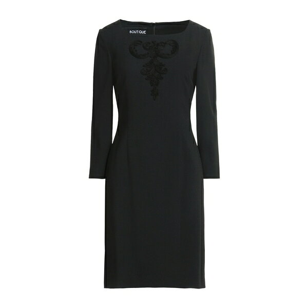 【送料無料】 モスキーノ レディース ワンピース トップス Midi dresses Black