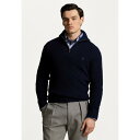 ラルフローレン メンズ ニット&セーター アウター WAFFLE WOOL COTTON QUARTER ZIP JUMPER - Jumper - hunter navy(4)