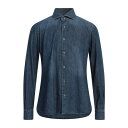 【送料無料】 ダンディライフ バイ バルバ メンズ シャツ トップス Denim shirts Blue