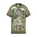 【送料無料】 ジバンシー メンズ Tシャツ トップス T-shirts Green