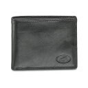 }V[j Y z ANZT[ Men's Equestrian2 Collection RFID Secure Classic Billfold Wallet Black