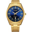 V`Y Y rv ANZT[ Men's Quartz Gold-Tone Stainless Steel Bracelet Watch 42mm Gold