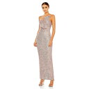 }bN_K fB[X s[X gbvX Women's Ieena Sequined Strapless Faux Bow Column Gown Rose Pink