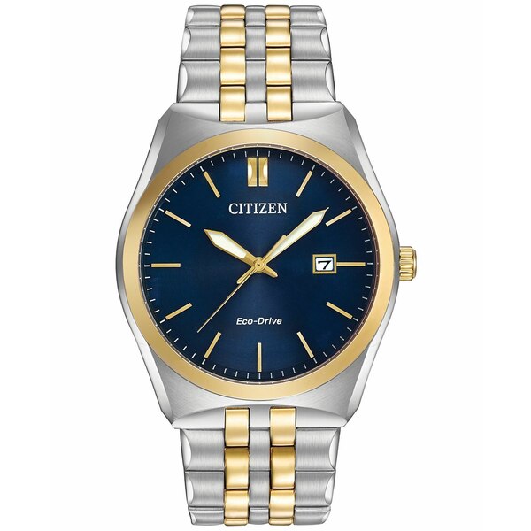 シチズン レディース 腕時計 アクセサリー Men's Eco-Drive Two-Tone Stainless Steel Bracelet Watch 40mm BM7334-58L No Color
