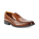 クラークス メンズ スリッポン・ローファー シューズ Men's Tilden Free Loafer Dark Tan Leather