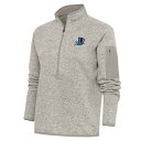 アンティグア レディース ジャケット＆ブルゾン アウター Durham Bulls Antigua Women 039 s Fortune HalfZip Pullover Jacket Oatmeal