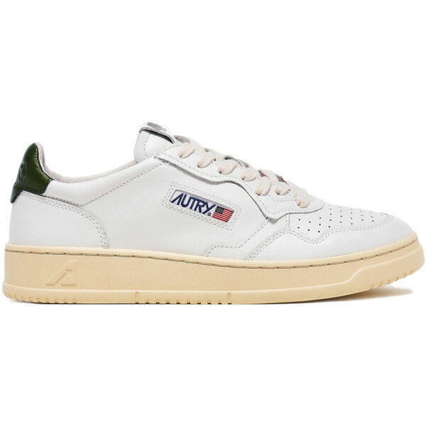 Autry オートリー メンズ スニーカー 【Autry Medalist Leather Low White Dark Green】 サイズ EU_44(29.0cm) White/Dark Green/Cream