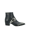 【送料無料】 ラス レディース ブーツ シューズ Ankle boots Black