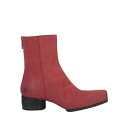 【送料無料】 ユマ・ワン レディース ブーツ シューズ Ankle boots Red