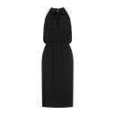 アスペジ レディース ワンピース トップス Midi dresses Black