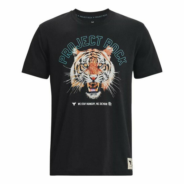 Under Armour アンダーアーマー メンズ スニーカー 【Under Armour Project Rock Champion Heavyweight Short Sleeve T-shirt 'Black' 1379113-001】 サイズ US_M_XXL