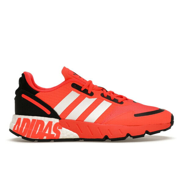 adidas アディダス メンズ スニーカー 【adidas ZX 1K Boost Solar Red White Black】 サイズ US_9.5(27.5cm) Solar Red/Cloud White/Core Black