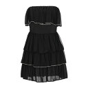 GALLE Paris ガレパリ ワンピース トップス レディース Short dresses Black