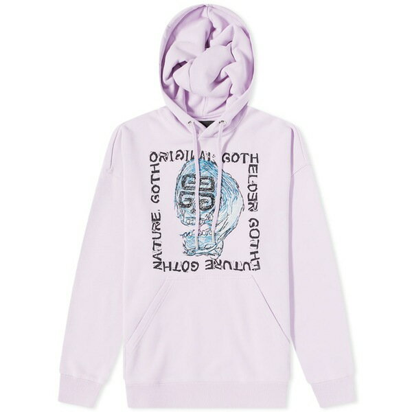 ジバンシー メンズ パーカー・スウェットシャツ アウター Givenchy 4G Skull Embroidery Hoody Purple