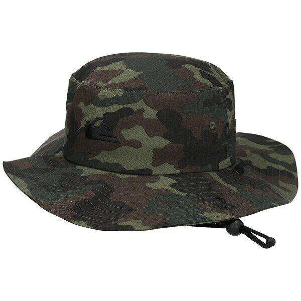 クイックシルバー メンズ 帽子 アクセサリー Quiksilver Bushmaster Bucket Hat Camo