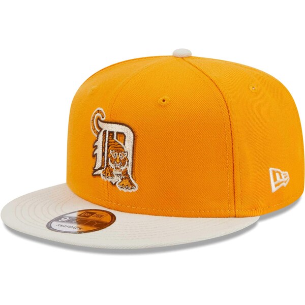 ニューエラ メンズ 帽子 アクセサリー Detroit Tigers New Era Tiramisu 9FIFTY Snapback Hat Gold