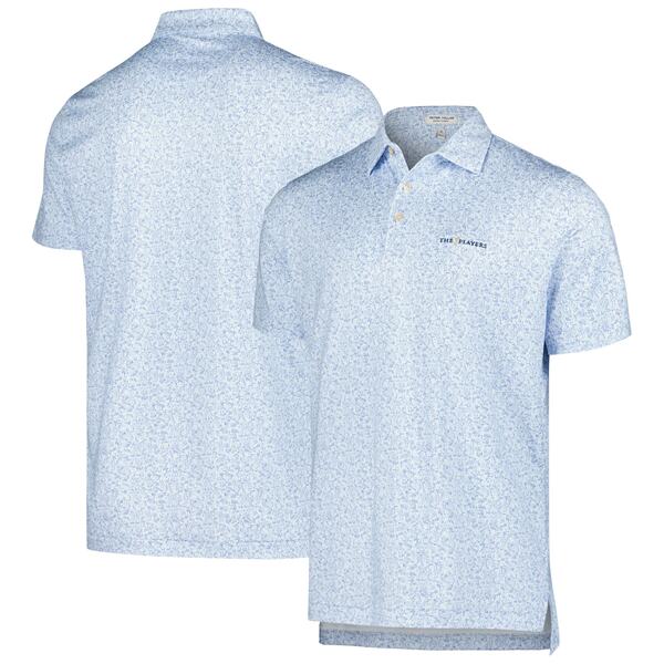 s[^[E~[ Y |Vc gbvX THE PLAYERS Peter Millar Dazed and Transfused Performance Jersey Polo White