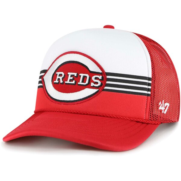 フォーティーセブン メンズ 帽子 アクセサリー Cincinnati Reds '47 Lift Off Foam Front Mesh Trucker Adjustable Hat Red