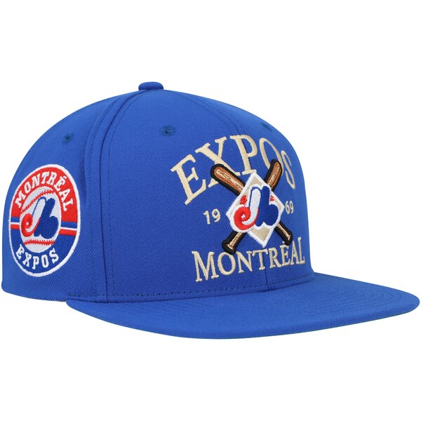 ミッチェル＆ネス ミッチェル&ネス メンズ 帽子 アクセサリー Montreal Expos Mitchell & Ness Cooperstown Collection Grand Slam Snapback Hat Royal