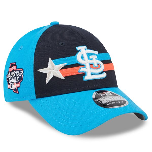 ニューエラ メンズ 帽子 アクセサリー St. Louis Cardinals New Era 2024 MLB AllStar Game 9FORTY Adjustable Hat Navy