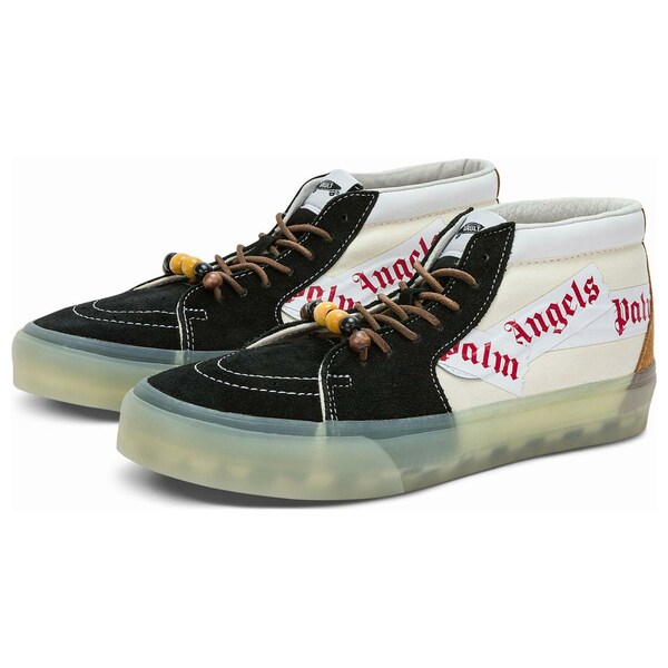 Vans バンズ メンズ スニーカー 【Vans Palm Angels x Sk8-Mid VLT LX 'Black' VN0A7TNH78C】 サイズ US_8.5(26.5cm)