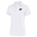 アンティグア レディース ポロシャツ トップス Jacksonville Jumbo Shrimp Antigua Women's Tribute Polo White