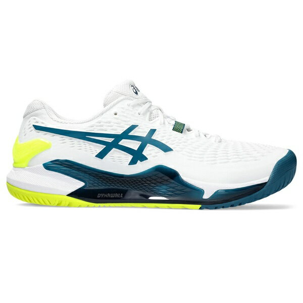 【送料無料】 アシックス メンズ テニス スポーツ GEL-Resolution 9 Men 039 s Tennis Shoes White/Restful T